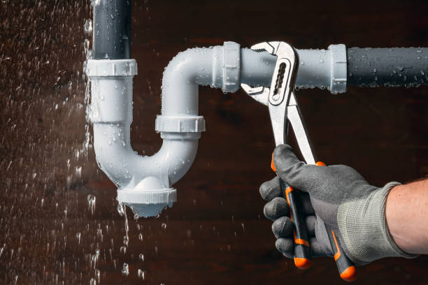 Professional Drain Cleaning technician working in Wentworth, NC